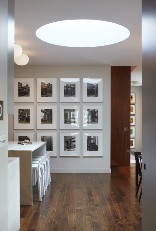 {This project by New York firm pulltab design takes advantage of the fact that the space was on the 