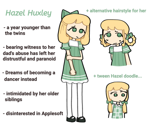 Hazel Huxley !! My Kindergarten OC Click 4 Better Quality