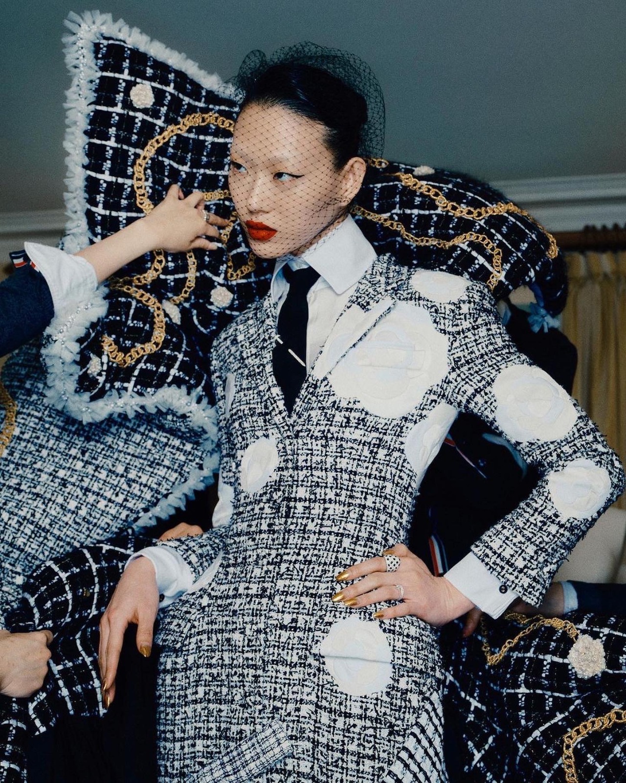 softestaura — Sora Choi in Thom Browne for her 2023 Met Gala