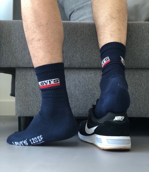 These Levi’s socks… their first 10 hours