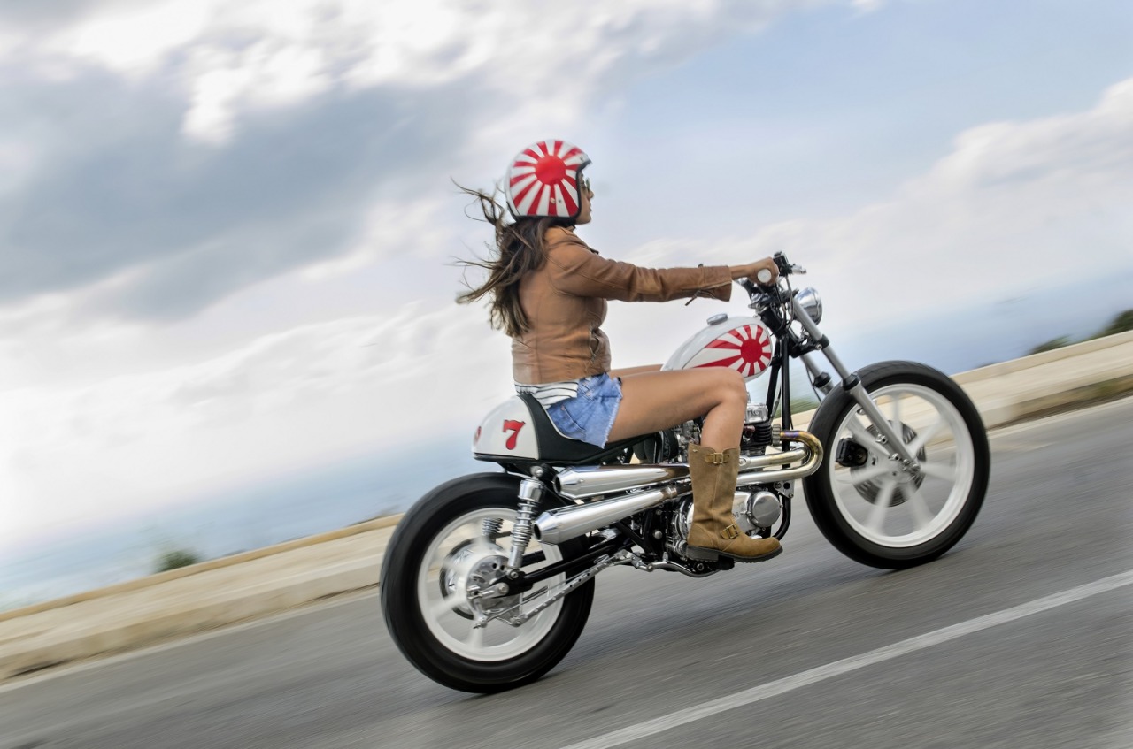 caferacerpasion:  Kawasaki KZ440 Street Tracker by Choppershack for Princess Sandi