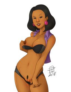 pinupsushi:  Color commission of Minh.