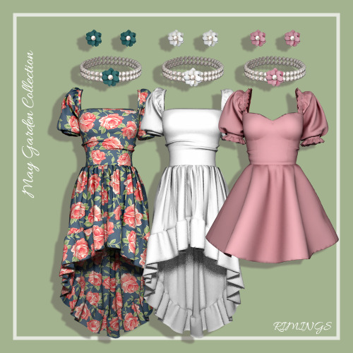 [RIMINGS] MAY GARDEN COLLECTION. MAY GIFTBOX - FULL BODY 3 / EARRING / NECKLACE- NEW MESH- ALL LODS-