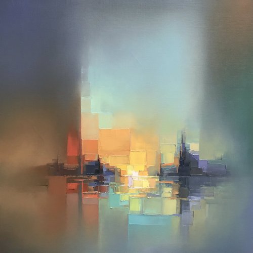 supersonicart:Jason Anderson, Paintings.Stunning abstract landscapes by British artist Jason Anderso