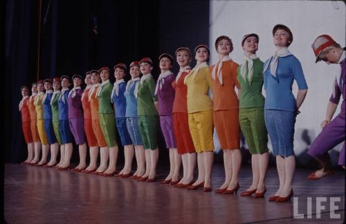 electronicsquid:  Rainbow Girls (Ralph Crane. 1964) 