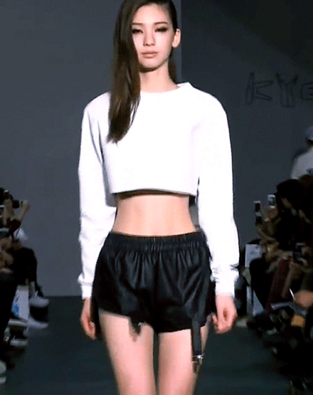 gn-a:  Kim Jin Kyung for KYE S/S 2014 Seoul Fashion Week  Lady Boxers with garter straps? I need these.