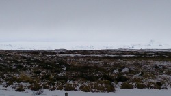 View towards the mountains from Gullfoss