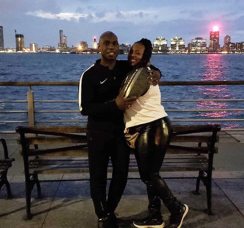 Black Love in the city!#blacklove #godsplan #stillgrindin (at Hudson River Park, NYC) https://www.