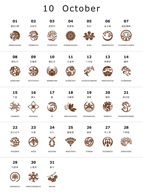 The 366 Days of HanakomonStylish birthday crests incorporating traditional Japanese design aest