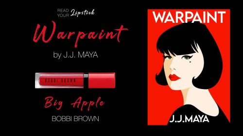 This is SO COOL!!!! (One of my Feral Girl Books here!)WARPAINT by@JJMaya6+@BobbiBrownCrushed Liquid 