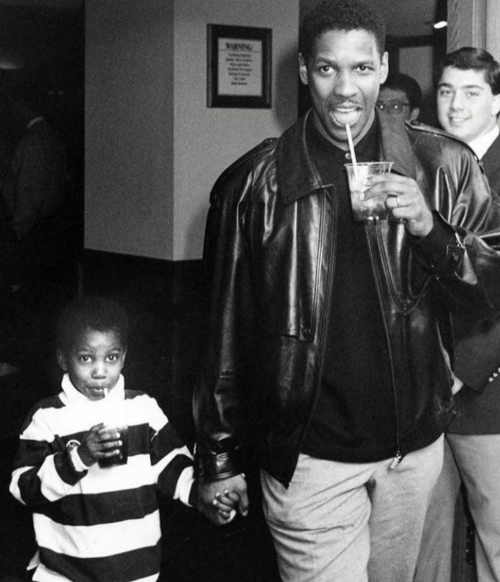 haverst:Denzel Washington and John David Washington in New York, 1990ssource