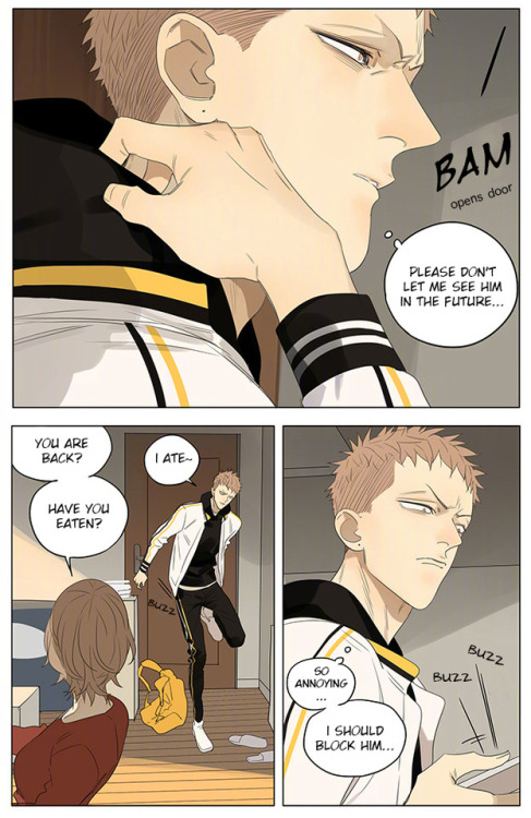 Old Xian update of [19 Days] translated by Yaoi-BLCD. Join us on the yaoi-blcd scanlation team discord chatroom  or 19 days fan chatroom!Previously, 1-54 with art/ /55/ /56/ /57/ /58/ /59/ /60/ /61/ /62/ /63/ /64/ /65/ /66/ /67/ /68, 69/ /70/ /71/ /72/