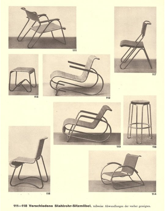 design-is-fine:  Erich Dieckmann, Furniture design in wood, wicker and steel. Möbelbau