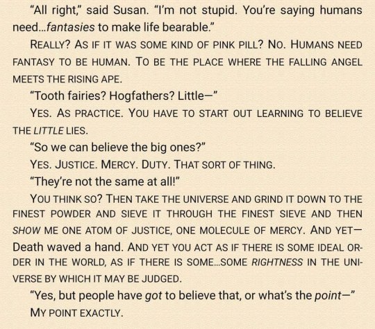 jaythenerdkid-official:  from Hogfather, by Terry Pratchett (1996)