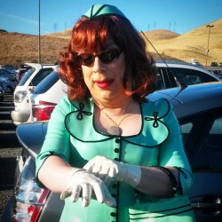 Tony Bennett fans have no idea what they are getting into at the Lady Gaga duet concert. #TonyBennett #LadyGaga #CheekToCheek #drag #dragqueen #latex #fetishist #fetish #dollification #rubberdoll #sissy #crossdresser #crossdressing #gloves #feminization