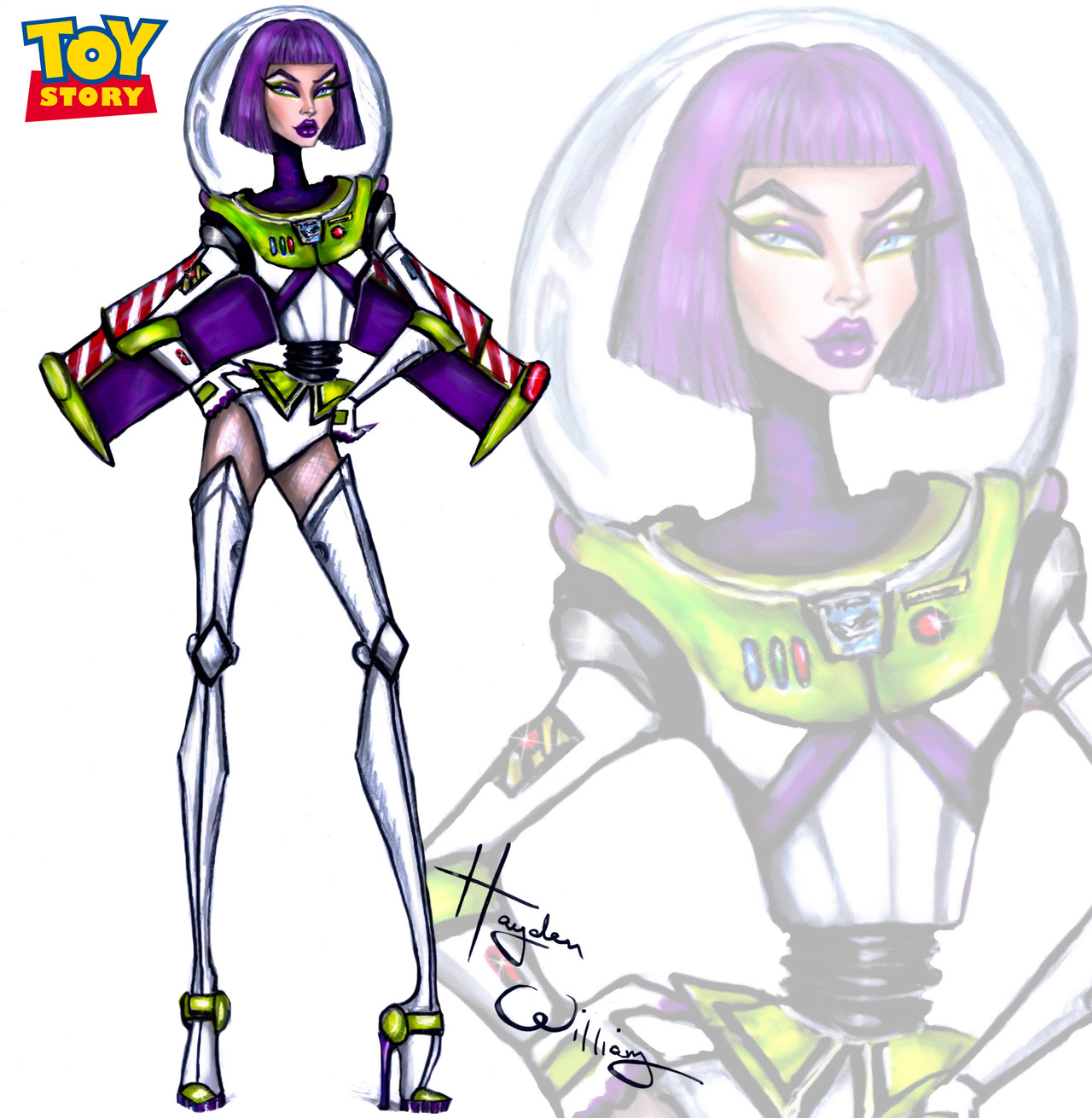 haydenwilliamsillustrations: Toy Story collection by Hayden Williams Woody + Jessie,