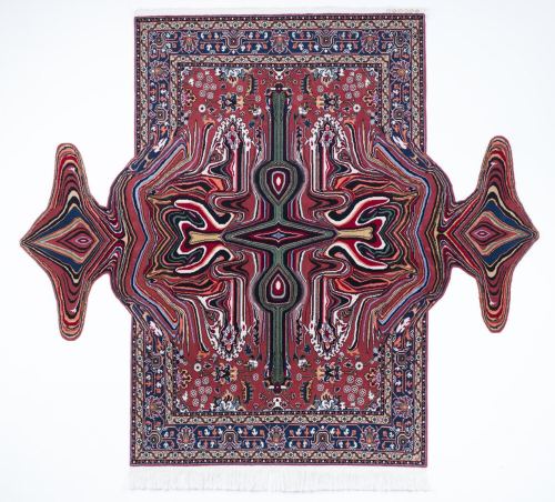 Faig Ahmed Is Renowned For His Mesmerizing Textile Pieces. He Completed His Most Recent Carpet Design