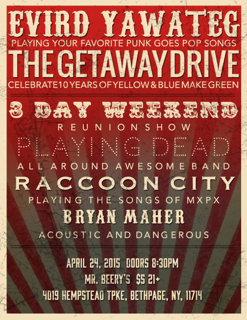 The Getaway Drive will be playing a show to celebrate the 10 year anniversary of our sophomore EP &l