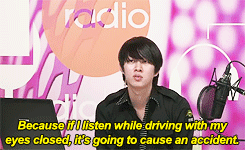 heepnotic:Life Lesson (6) from Fridays with Heechul: Despite your favourite music coming on, do not 