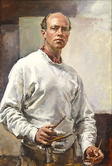 Ivor Hele - “Self-Portrait” 1957