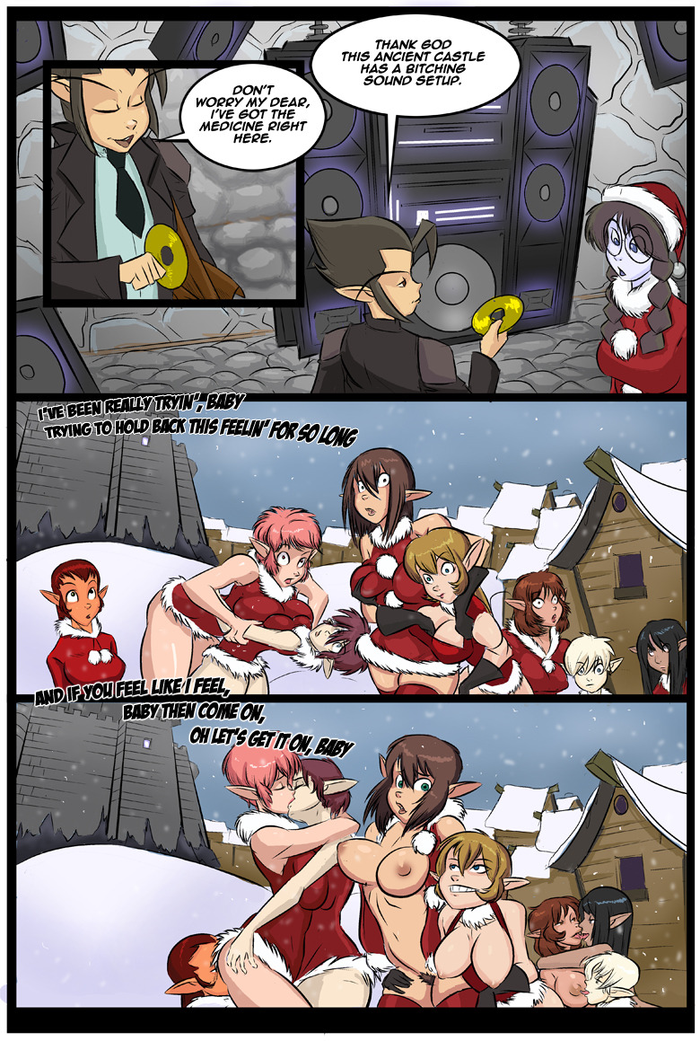 anotheroriginalpornblog:  Tis the season to be horny. Here’s a Christmas comic
