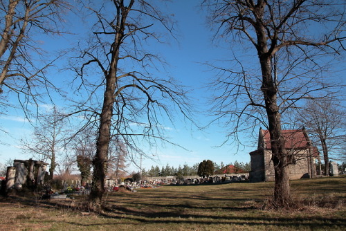 yoda-ii:RĘKÓW (Lower Silesia, Poland): the cemetery with the burial chapels (mausoleums) of the fami