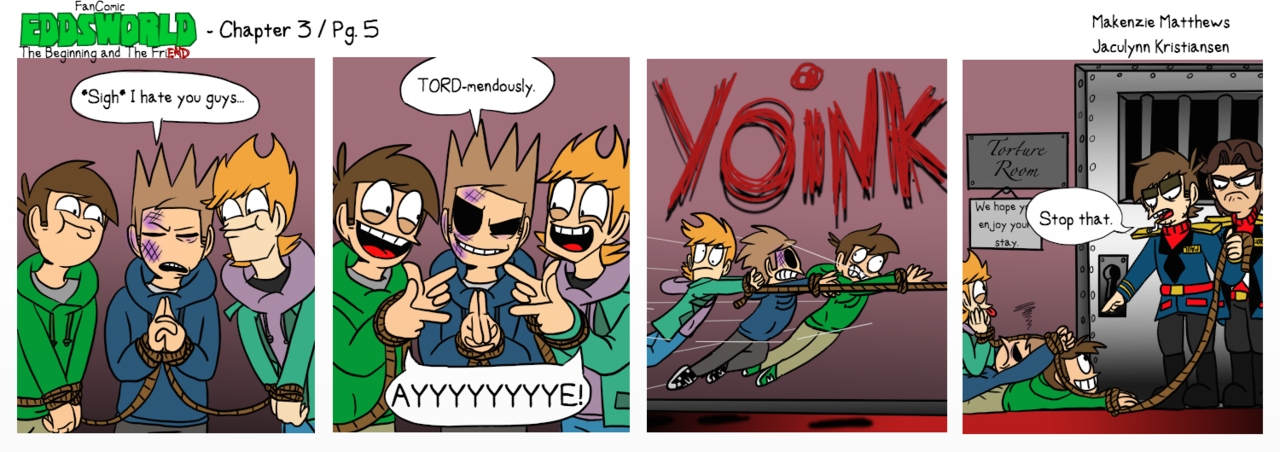 eddsworld-tbatf:  Thank you, Paul. ——————This Comic was Written by: Makenzie
