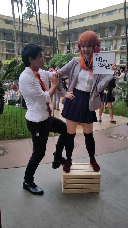 phantomviolinist:I spent a lot of time chasing down Gekkan cosplayers (esp Kashima—)…Recognize anyon