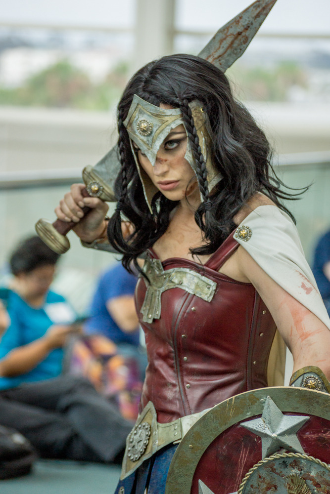 kellysue:  meagan-marie:  SDCC Showcase: Warrior Wonder Woman! Had an absolute blast