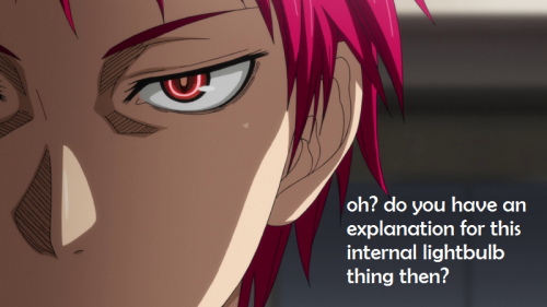 No one has an explanation and Akashi’s lightbulb is absolute