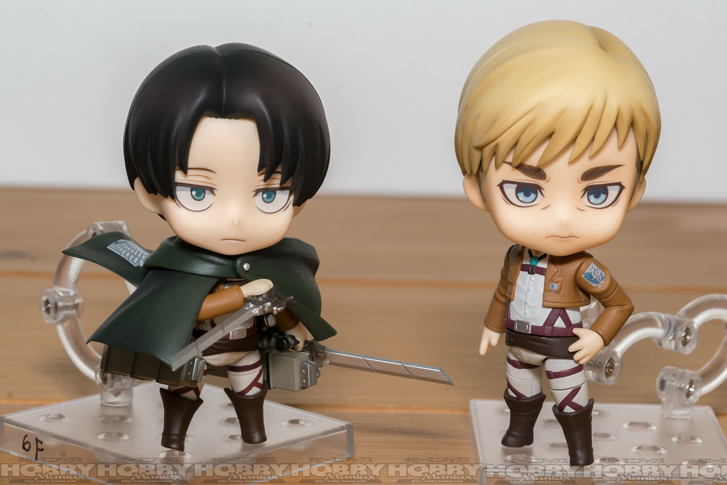 Even more images of Good Smile Company’s Erwin Nendoroid and Levi Nendoroid Re-release!More