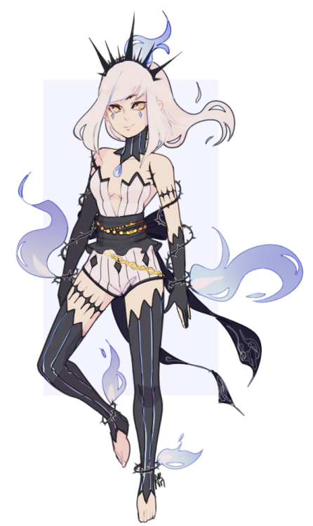 smaskvxn:my chandelure gijinka