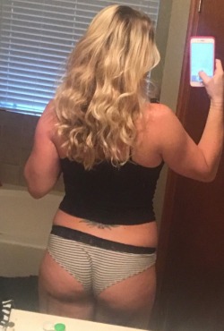 blondieblondeee:  When He asks to see His ass first thing in the morning, He gets what He wants.