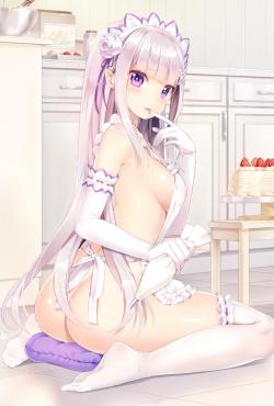 hentafutas22:  Emilia sideboob