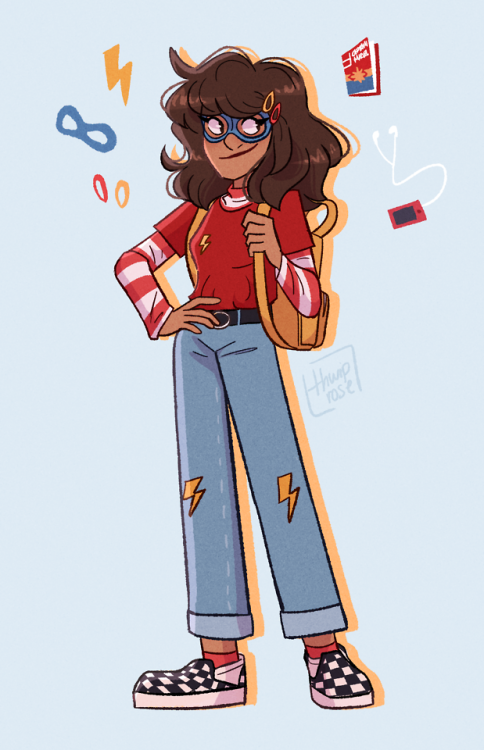 thwiprose: kamala and her primary color aesthetic ⚡️