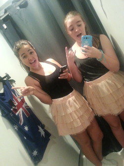 gabby97x:  we tried on the ugliest things