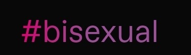 ; Is It Js Me Or Is The Colouring On The Bisexual Tag .. A Little Off Putting. I'm Js Sure There Is Something