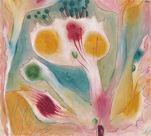 alongtimealone: Paul Klee -Tropical Flower - 1920