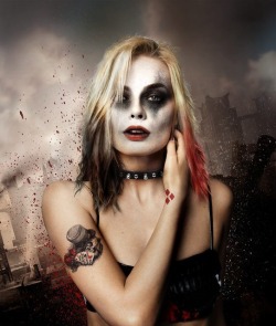 tankmiller:  Gorgeous and talented Margot Robbie as Harley Quinn perfect casting! Highly anticipating The Suicide Squad movie in 2016!   Some great fan made pictures and credit to the creators