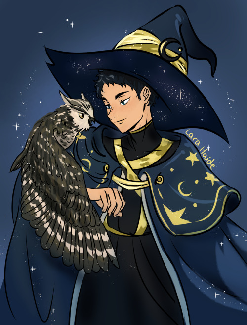 larahaide: Day 4 is Owl  so of course I had to draw them. They looked so good in the new episode, Ha