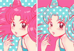 rikaedraws:  Pop Art Sailor Moon time! I