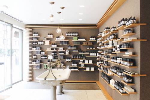 stephaniezheng: A look inside the Aesop store on University Place in New York City.  I wrote a