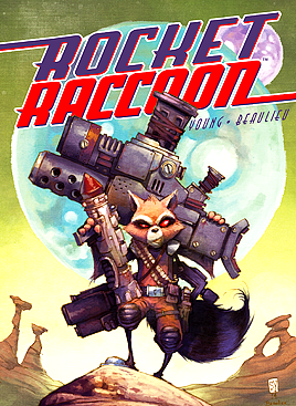 gladroy-deactivated20190407:  Rocket Raccoon by Skottie Young