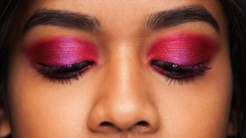 meghaljanardan:  Raspberry Smokey Eye | Makeup adult photos