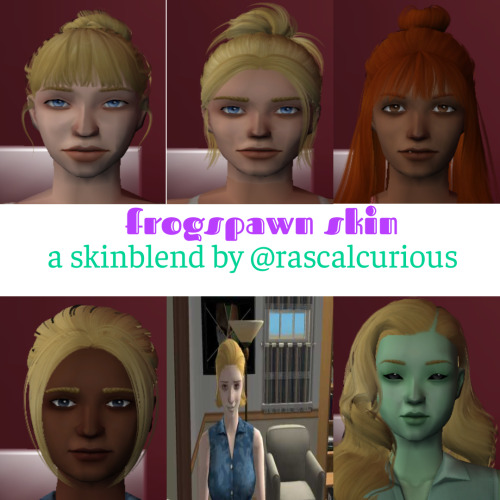 rascalcurious:today i have another skinblend to share with you guys. the first one i made was a bit 