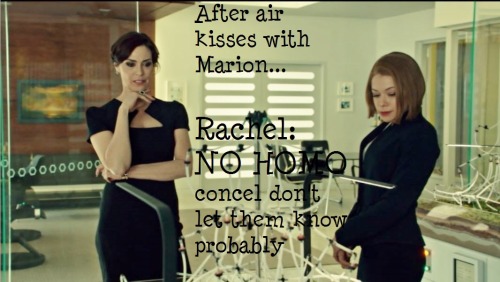 shelaidhandsonme: Rachel your gay is showing.