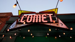 iridescentgreen:  npr:   A man with a rifle who claimed to be “self-investigating” a baseless online conspiracy theory entered the Washington, D.C., pizzeria Comet Ping Pong on Sunday, according to local police. The man allegedly pointed the gun at
