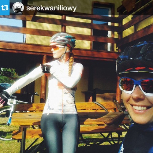 principessaonthebike:  Before ride - #weridewarsaw #mazury #zgrupowanieweride #day3 #Repost @serekwa