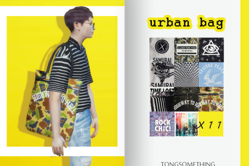 tongsomething:  Urban Bag 11  swatches mesh not included , you need download them first            G