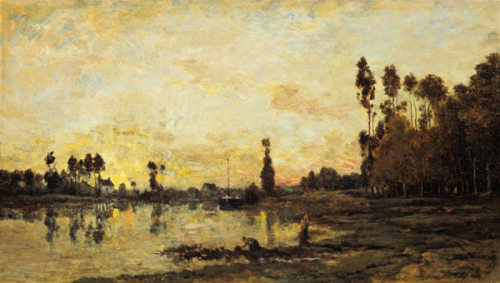 Tramonto sull’Oise, Charles-François Daubigny1865Olio su telaMuseo d’Orsay, ParigiLe spigolatrici, J